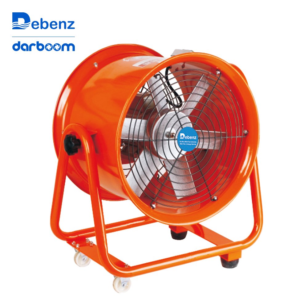 20 INCH Electric Industrial Axial Flow Fan Portable Blower Fan Ventilation Exhaust Ducted Fan